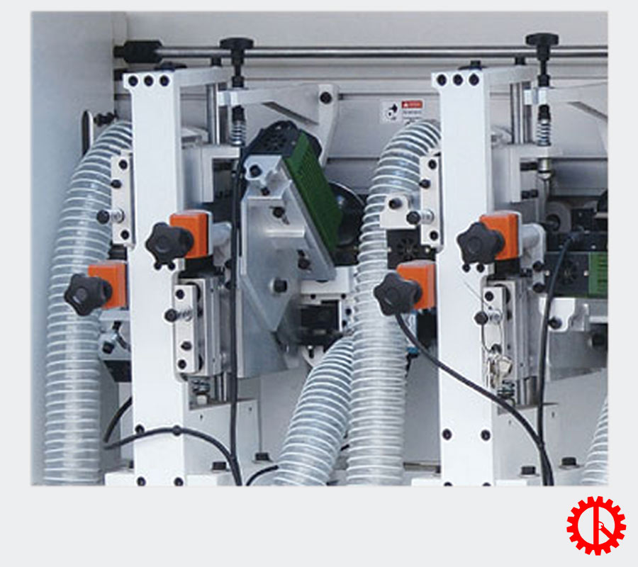 Xén trên dưới máy dán cạnh ván MFC 5 chức năng tự động SM-360 | Quốc Duy