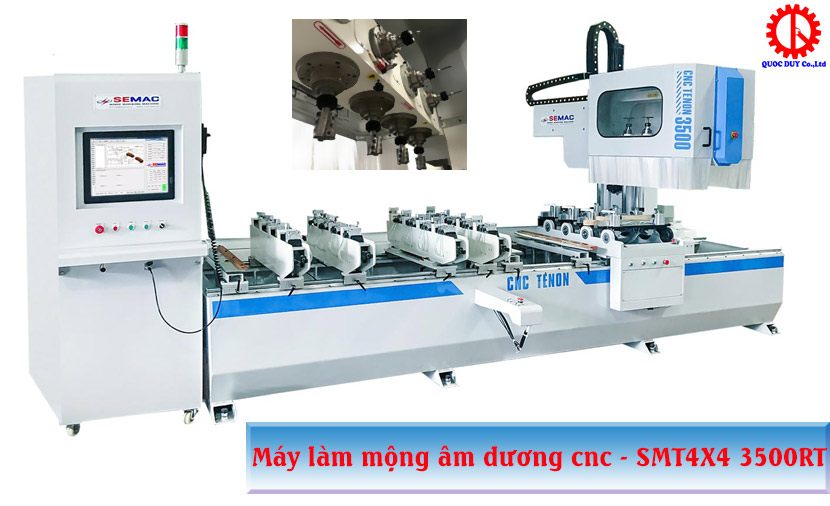 Máy làm mộng âm dương cnc | Quốc Duy