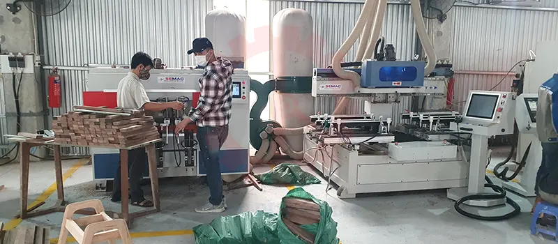 Các dự án đã thực hiện Bàn giao máy chế biến gỗ tại Hà Nội | Quốc Duy