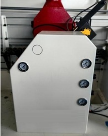 Cắt đầu đuôi máy cắt dán xén cạnh tự động - dán laser