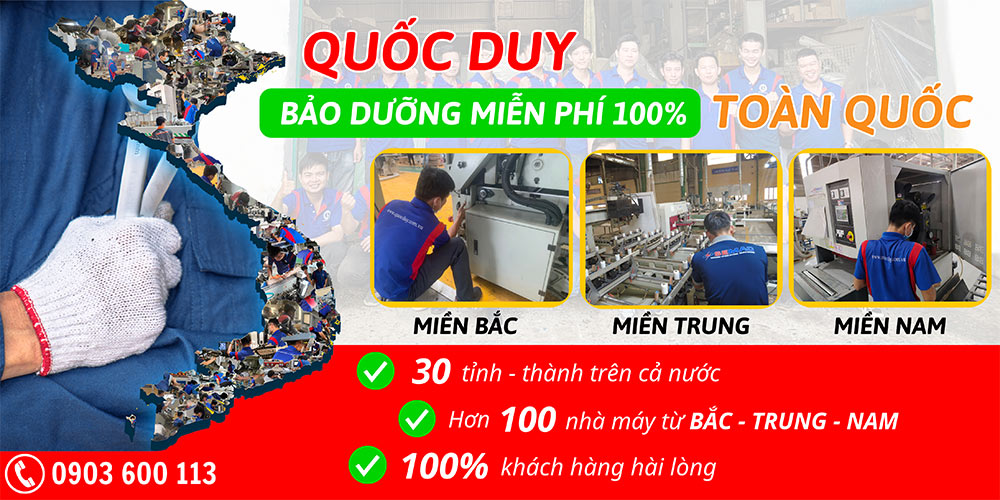 Trang chủ Chiến dịch bảo dưỡng máy chế biến gỗ miễn phí toàn quốc