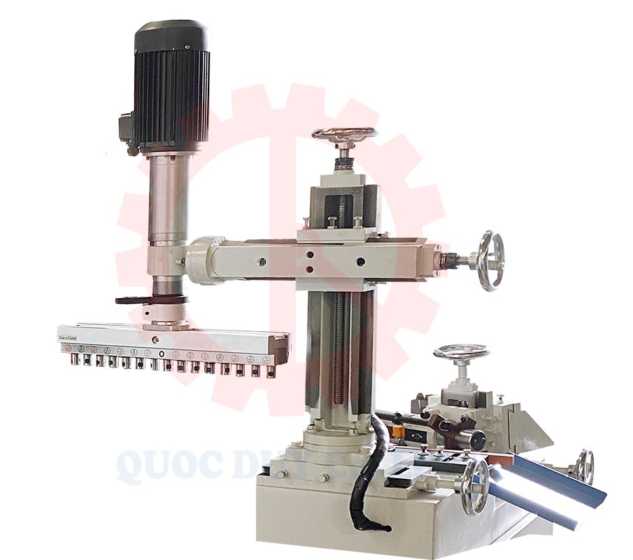 MÁY CẮT KHOAN BỌ THẲNG CNC - REC 400 Cụm khoan dọc