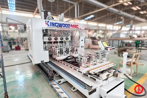 MÁY PHAY CNC 4 TRỤC 16 DAO KẸP XOAY 180 ĐỘ - KW T4X4 24S GIAO MÁY MỘNG ÂM DƯƠNG CNC KW T4X4