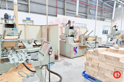 MÁY PHAY TIỆN CNC 5 TRỤC CẤP PHÔI TỰ ĐỘNG - KW 1215XJ / KW 1515XJ giao may tien cnc kw 1215xj 3