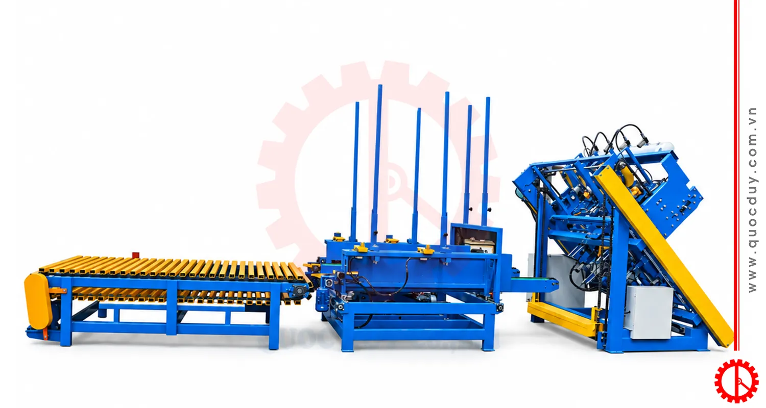 Hệ thống máy đóng đinh Pallet bán tự động - PN 0813M