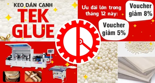 Keo hạt dán cạnh gỗ công nghiệp TEK GLUE