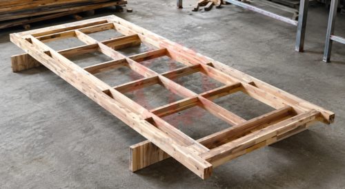 CHUYỀN SẢN XUẤT CỬA GỖ CHỐNG CHÁY CÔNG SUẤT 150 CÁNH/8 GIỜ Khung xương cánh cửa