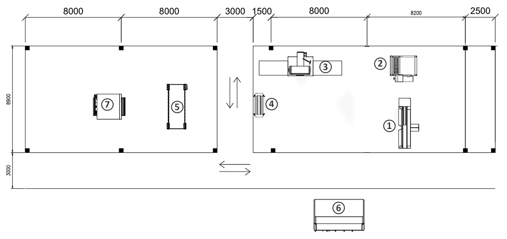 DÂY CHUYỀN PHỦ MẶT VENEER CÔNG SUẤT 10000 TẤM/THÁNG layout day chuyen phu mat veneer cong suat 10000 tam thang 1