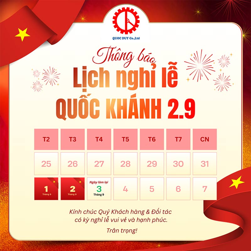 QUỐC DUY THÔNG BÁO NGHỈ LỄ QUỐC KHÁNH 2/9 NĂM 2025 lich nghi le quoc khanh 2025
