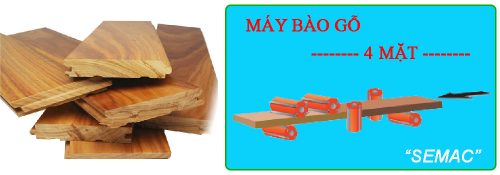 Máy bào gỗ 4 mặt giá tốt | Quốc Duy