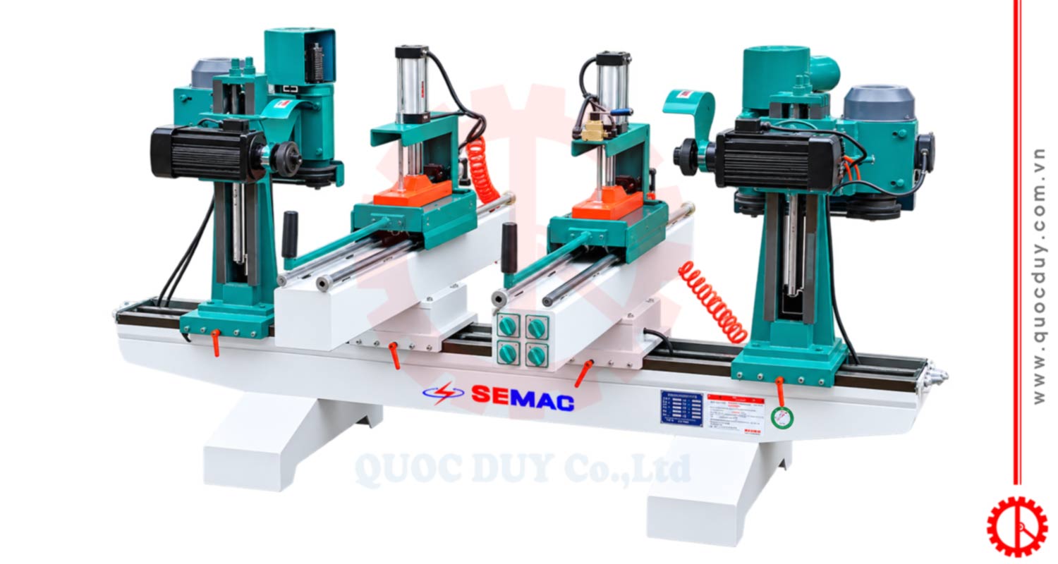 Máy cắt phay 2 đầu gỗ