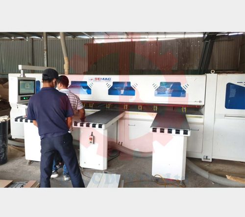 Bàn giao máy cắt MDF panel saw tại Bình Dương