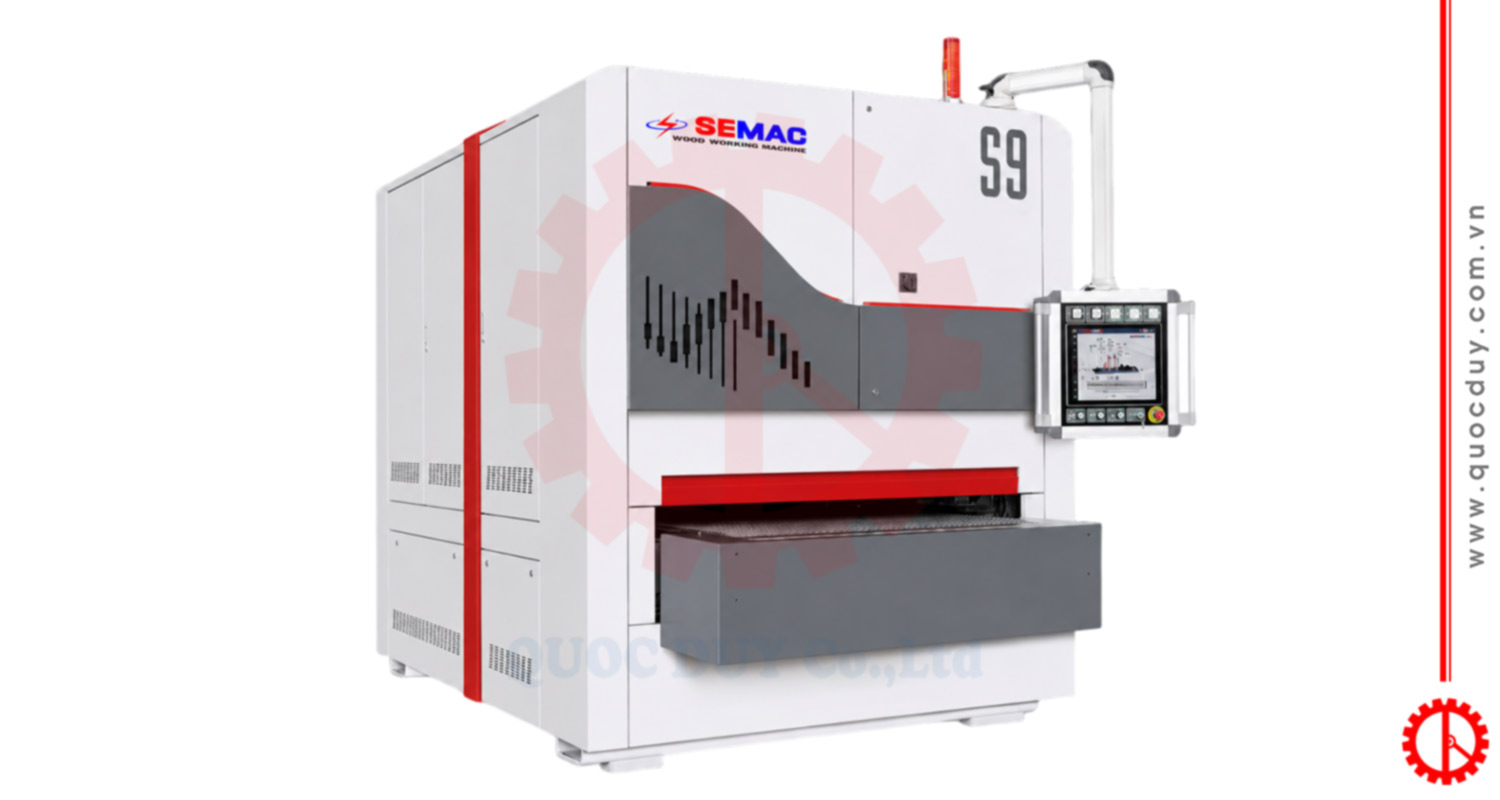 Máy chà nhám sơn - chà veneer 3 trục