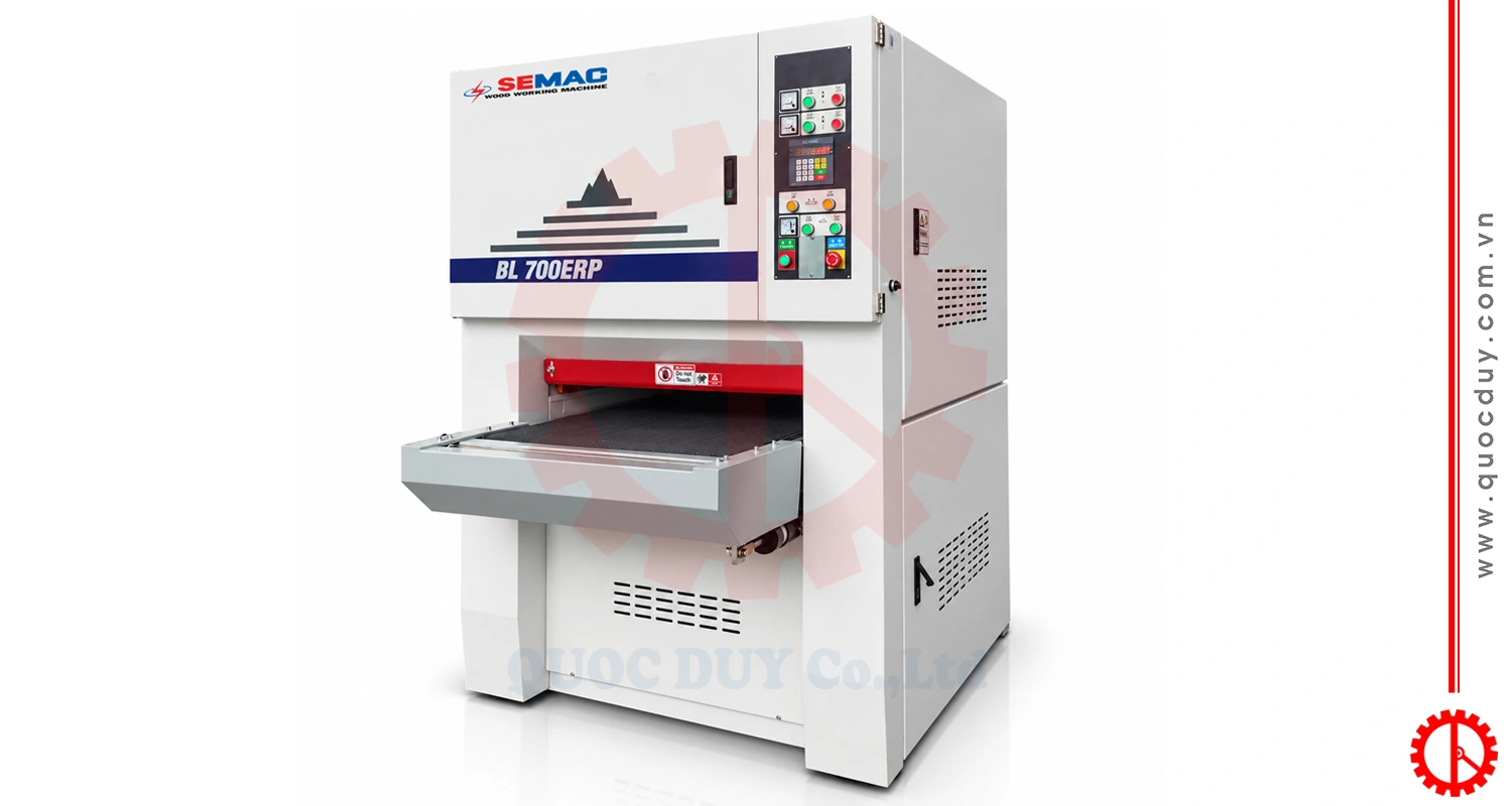 MÁY CHÀ NHÁM THÙNG RỘNG 700MM PHÔI NGẮN - BL 700ERP