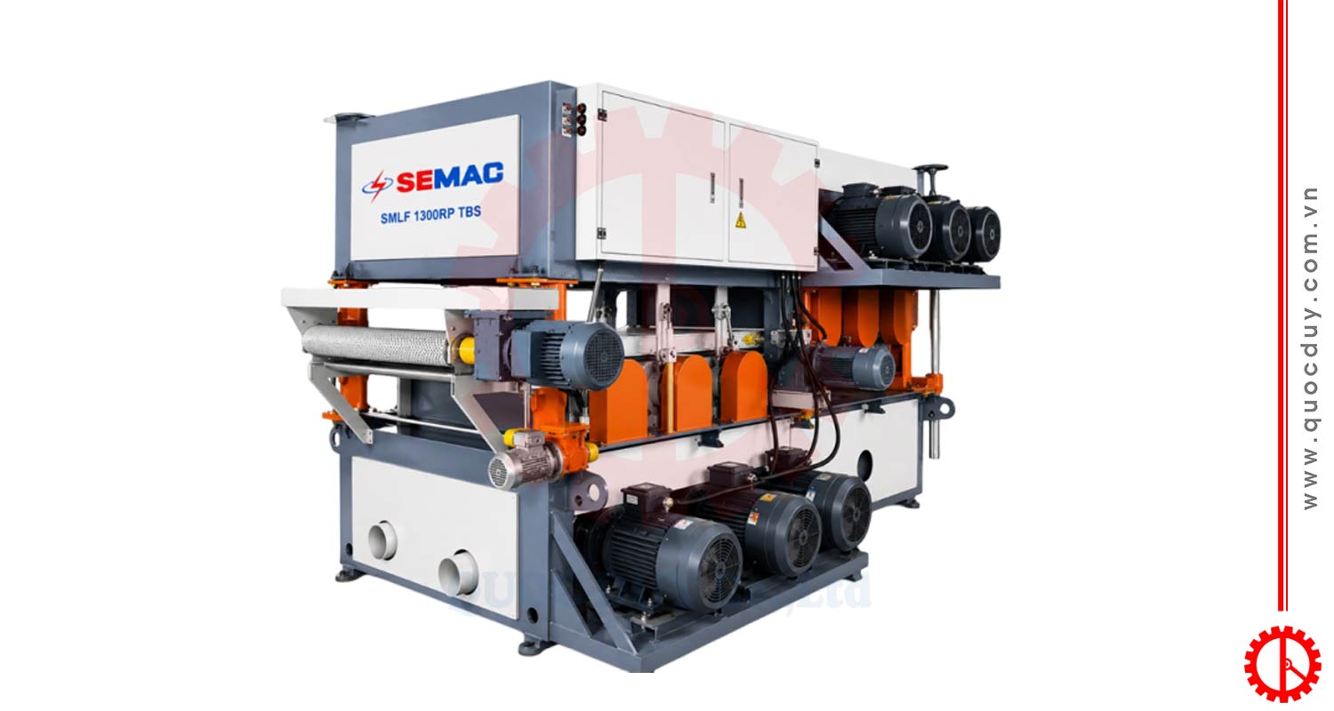 Máy chà nhám trên dưới 2 trục khổ 1300mm
