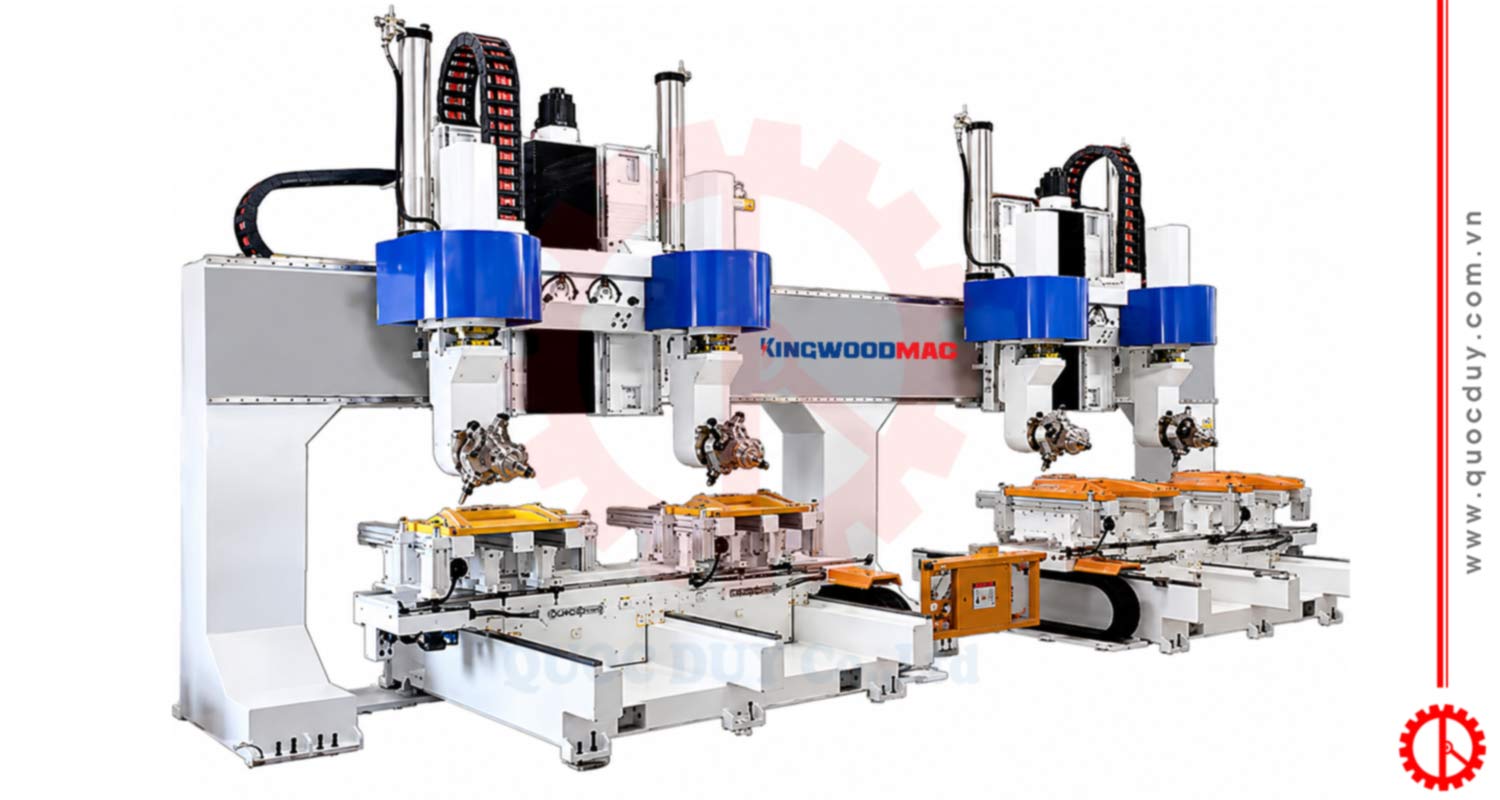 máy cnc 5 trục 4 đầu 2 trục z