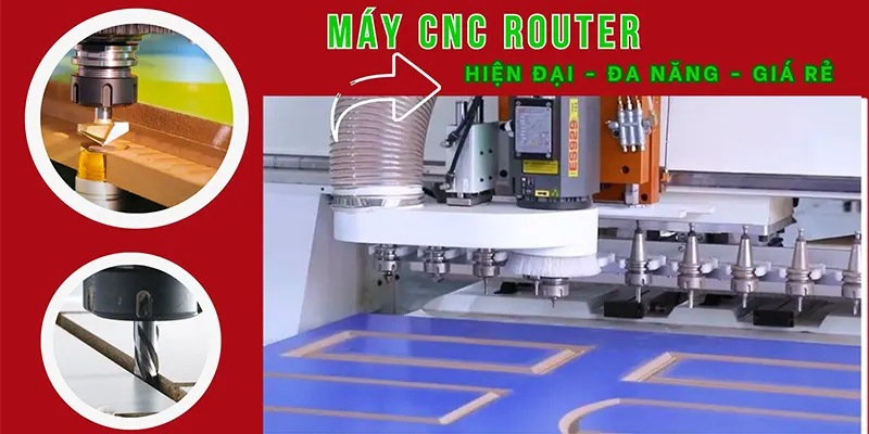 Máy CNC router giá tốt | Quốc Duy