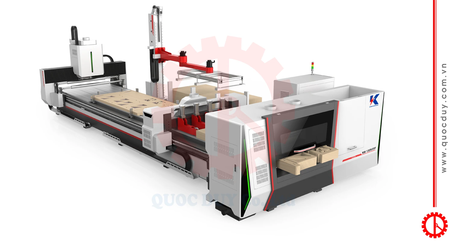 máy cưa lọng mũi cnc cấp phôi tự động