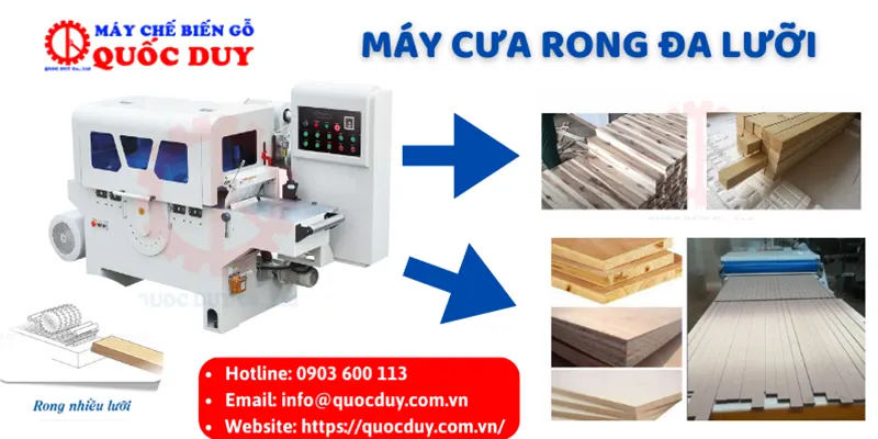 Máy cưa rong đa lưỡi | Quốc Duy