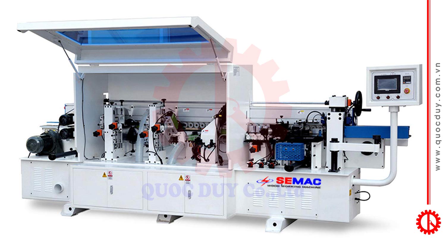 KINH NGHIỆM MUA MÁY DÁN CẠNH GỖ CÔNG NGHIỆP PHÙ HỢP NHẤT VỚI NHU CẦU Máy dán cạnh 5 chức năng tự động SM 360 | Quốc Duy