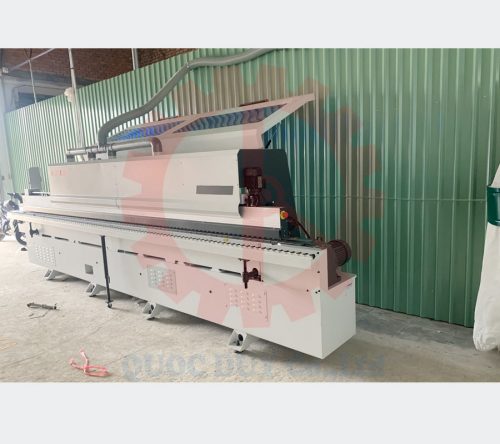 Máy dán cạnh bo góc về xưởng khách hàng