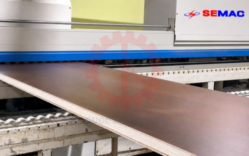 CHUYỀN SẢN XUẤT CỬA GỖ CHỐNG CHÁY CÔNG SUẤT 150 CÁNH/8 GIỜ may dan canh canh cua go chong chay