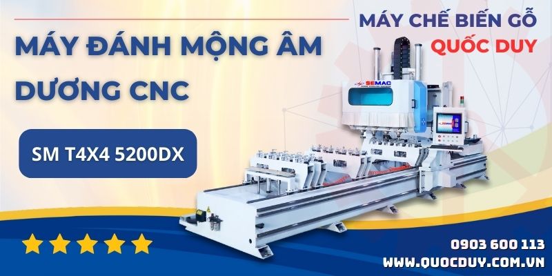 Máy đánh mộng âm dương CNC