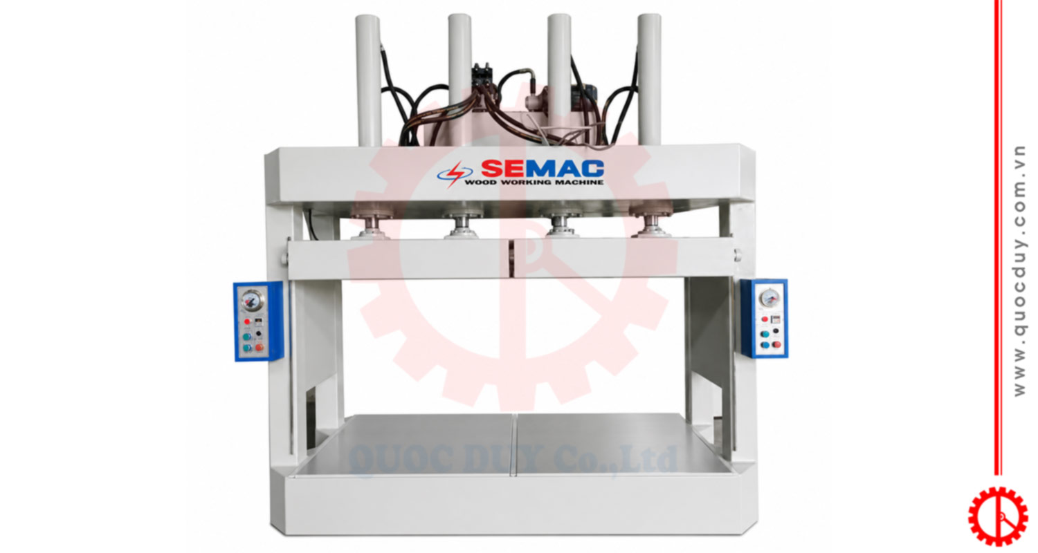 Máy ép nguội thủy lực 300 tấn 2 bàn làm việc