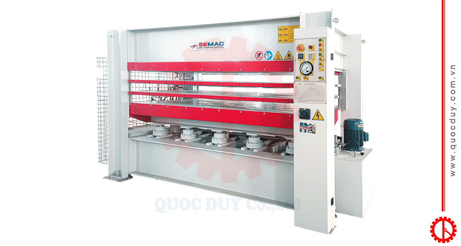 Máy ép nóng 3 khe 120 tấn