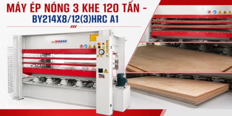 DÂY CHUYỀN PHỦ MẶT VENEER CÔNG SUẤT 10000 TẤM/THÁNG may ep nong 3 khe chuyen phu mat veneer