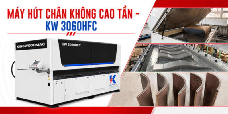 DÂY CHUYỀN PHỦ MẶT VENEER CÔNG SUẤT 10000 TẤM/THÁNG may hut chan khong cao tan chuyen phu mat veneer
