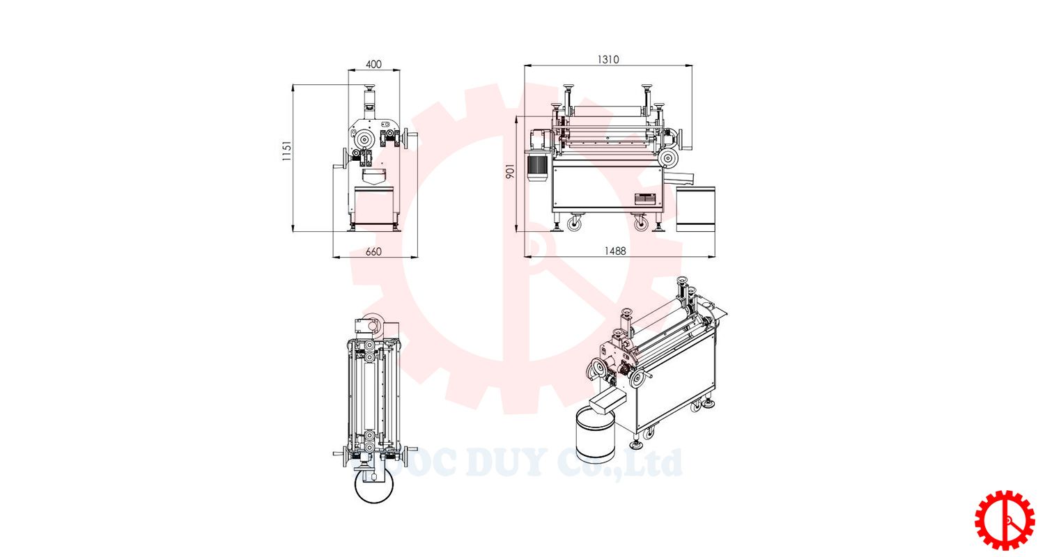 MÁY IN VÂN GỖ MỘT MẶT – SMTS 650 Máy in vân gỗ một mặt