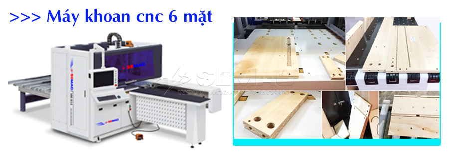 Máy khoan cnc 6 mặt công nghệ 4.0 | Quốc Duy