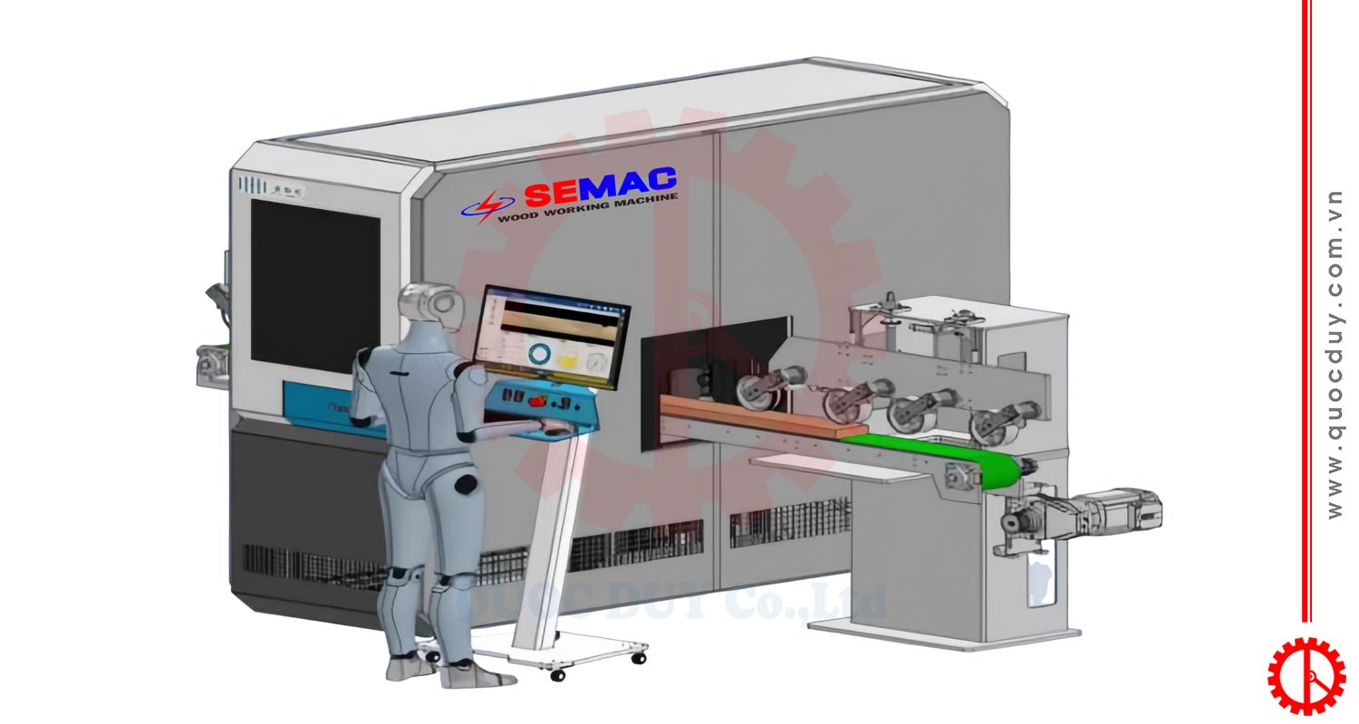 Máy phân loại màu 2 mặt phôi trên dưới