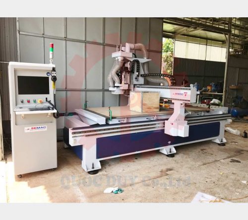 Máy khoan phay ván cnc tự động thay dao