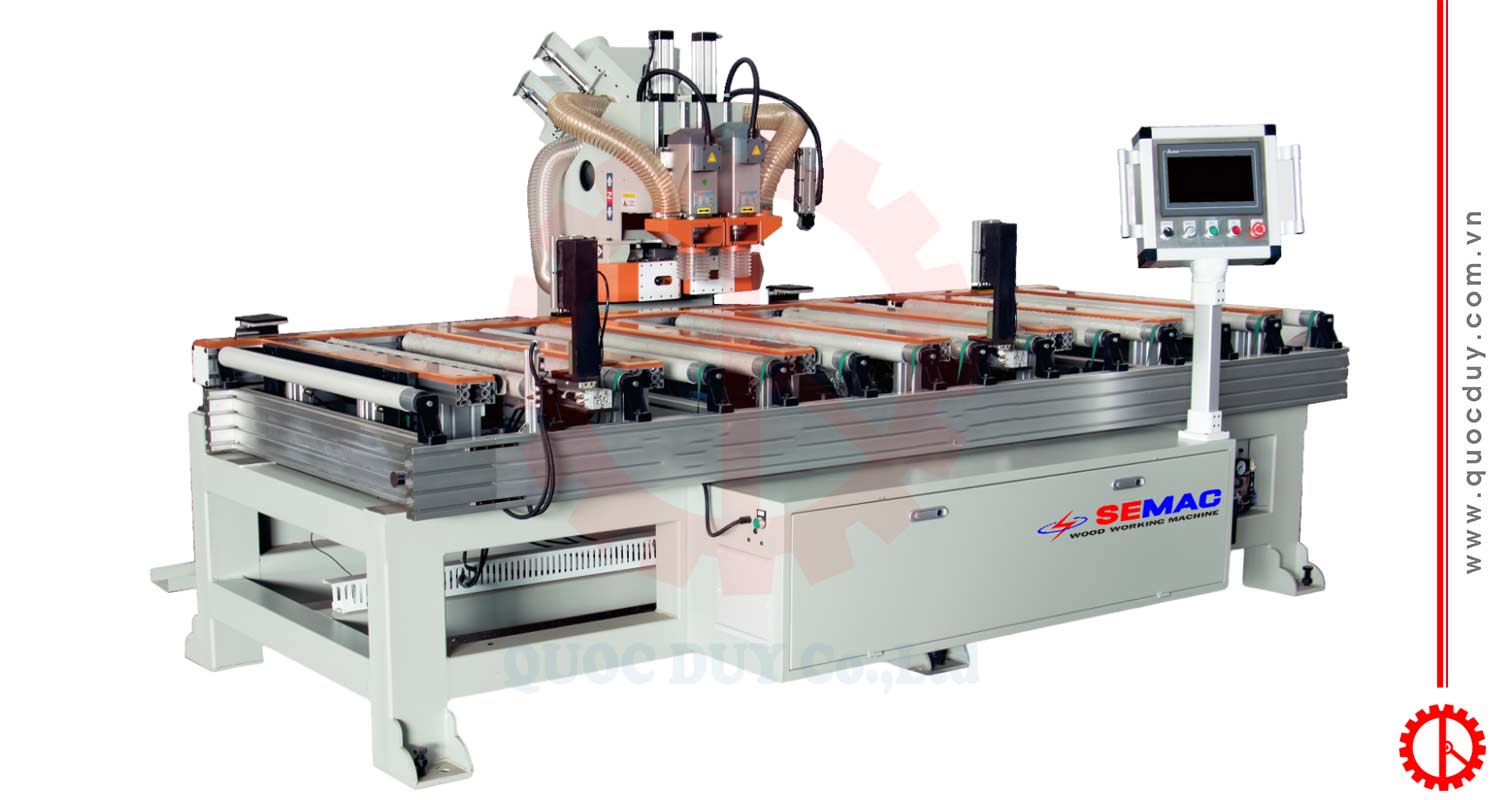 Máy phay khoan ổ khóa cửa