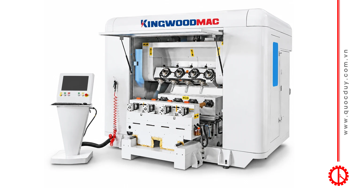 Máy phay tiện cnc 4 trục 20 đầu dao