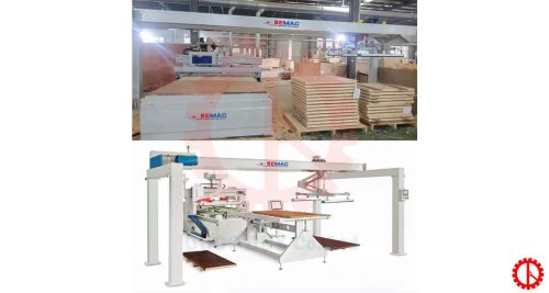 Mô phỏng lắp đặt máy gắp ván tấm 6m
