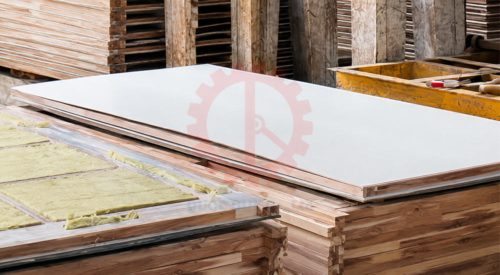 CHUYỀN SẢN XUẤT CỬA GỖ CHỐNG CHÁY CÔNG SUẤT 150 CÁNH/8 GIỜ Phủ tấm MgO chống cháy