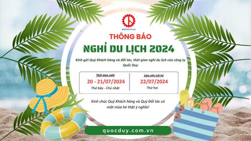 Quốc Duy thông báo lịch nghỉ du lịch hè 2024