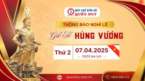 Quốc Duy thông báo lịch nghỉ lễ Giổ Tổ Hùng Vương