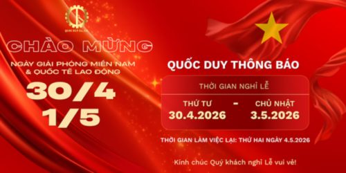 Thông báo lịch nghỉ lễ 30-4 & 1-5 năm 2026