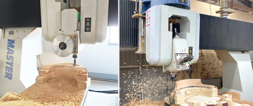 Trục gia công máy cnc 3d 5 trục